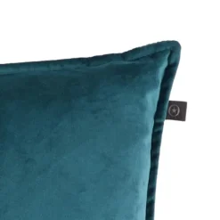 Overseas Middlestitch Kussen - 60 x 60 cm– Velours – Beige