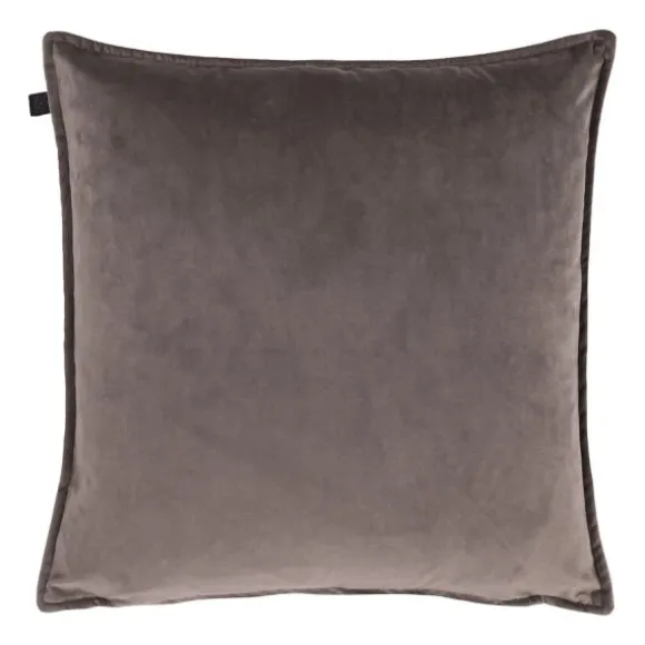 Overseas Middlestitch Kussen - 60 x 60 cm– Velours – Beige