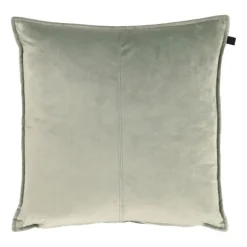 Overseas Middlestitch Kussen - 60 x 60 cm– Velours – Beige