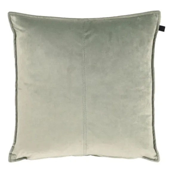 Overseas Middlestitch Kussen - 60 x 60 cm– Velours – Beige