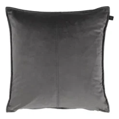 Overseas Middlestitch Kussen - 60 x 60 cm– Velours – Beige