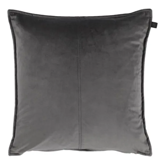 Overseas Middlestitch Kussen - 60 x 60 cm– Velours – Beige