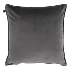 Overseas Middlestitch Kussen - 60 x 60 cm– Velours – Beige