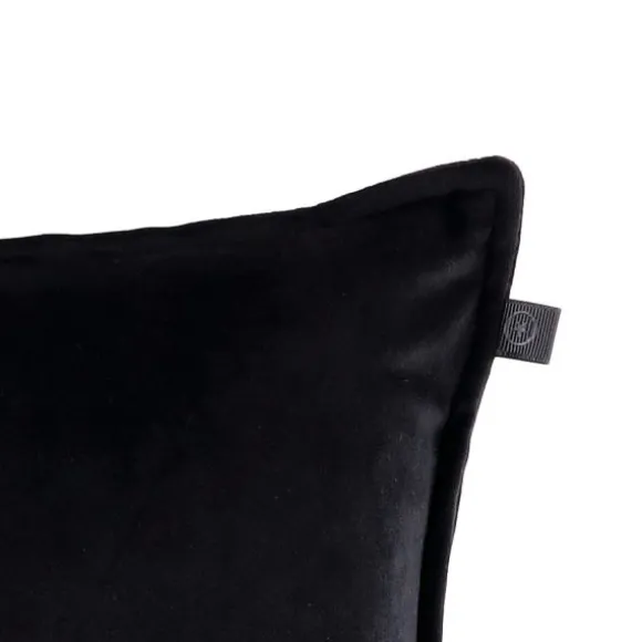 Overseas Middlestitch Kussen - 60 x 60 cm– Velours – Beige