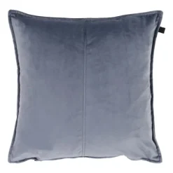 Overseas Middlestitch Kussen - 60 x 60 cm– Velours – Beige