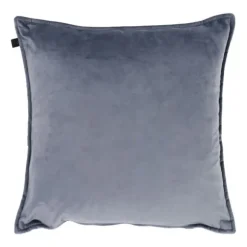 Overseas Middlestitch Kussen - 60 x 60 cm– Velours – Beige