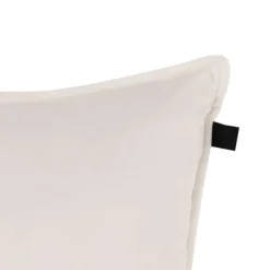 Overseas Middlestitch Kussen - 60 x 60 cm– Velours – Beige