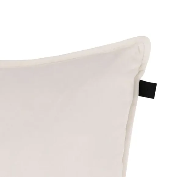 Overseas Middlestitch Kussen - 60 x 60 cm– Velours – Beige