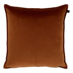 Overseas Middlestitch Kussen - 60 x 60 cm– Velours – Beige