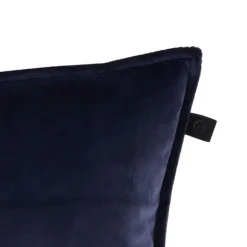 Overseas Middlestitch Kussen - 60 x 60 cm– Velours – Beige