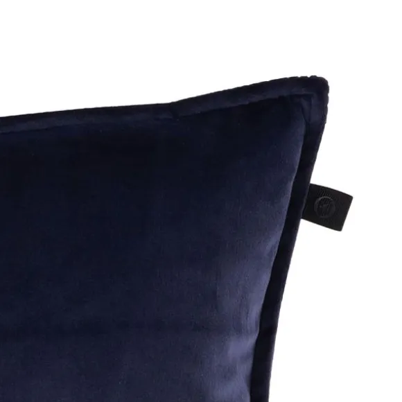 Overseas Middlestitch Kussen - 60 x 60 cm– Velours – Beige