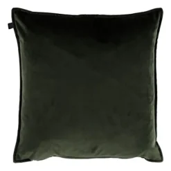 Overseas Middlestitch Kussen - 60 x 60 cm– Velours – Beige