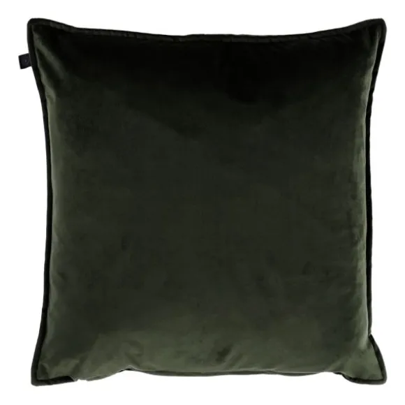 Overseas Middlestitch Kussen - 60 x 60 cm– Velours – Beige