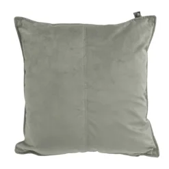 Overseas Middlestitch Velours Kussen Olive 45 x 45 cm