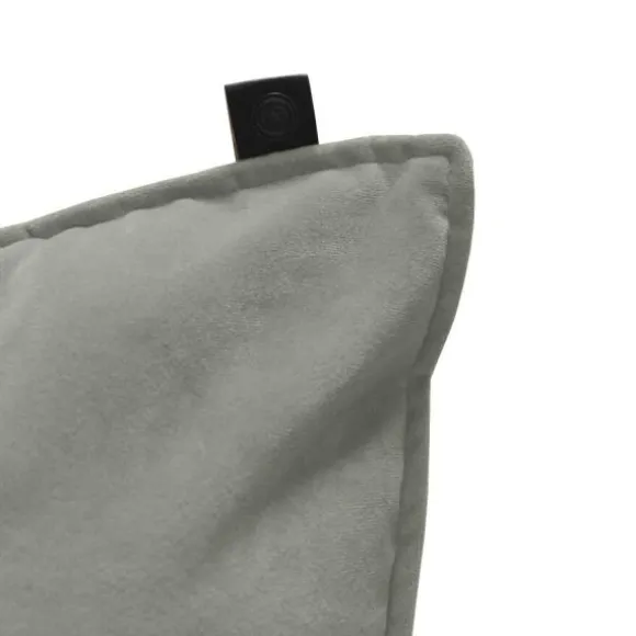 Overseas Middlestitch Velours Kussen Olive 45 x 45 cm