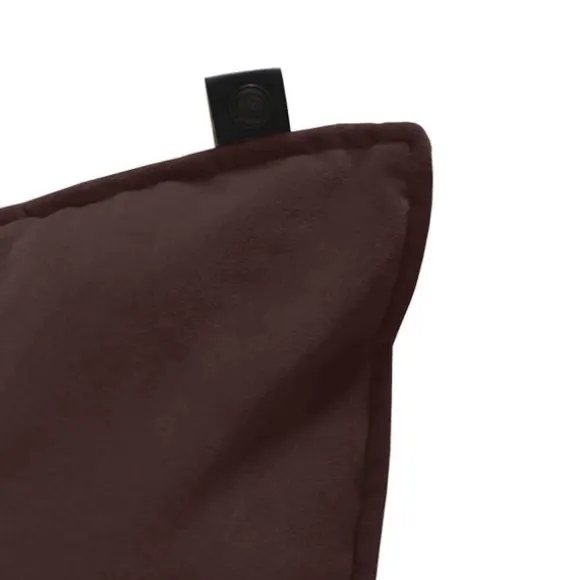 Overseas Middlestitch Velours Kussen Olive 45 x 45 cm