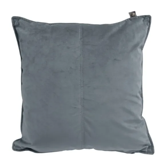 Overseas Middlestitch Velours Kussen Olive 45 x 45 cm