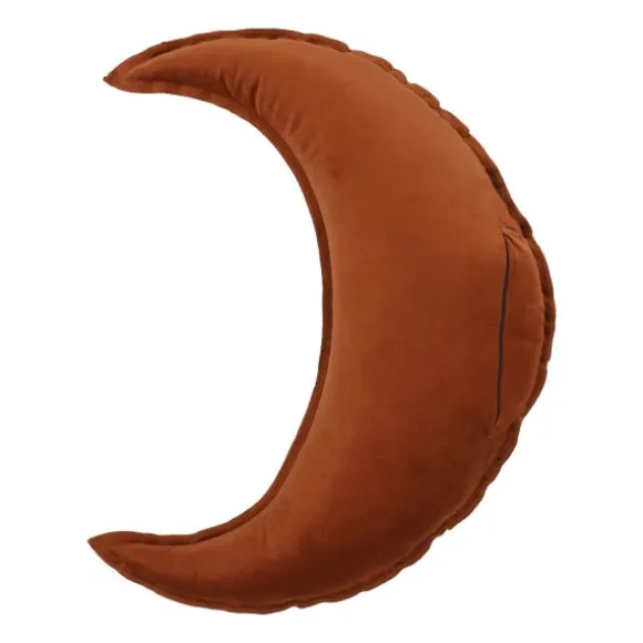Overseas Moon Velours Kussen - Beige