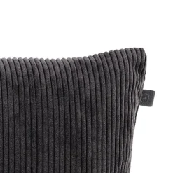 Overseas Rib Kussen - 45 x 45 cm - Smoke