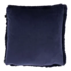 Overseas Rino Fur Kussen - 45 x 45 cm - Navy