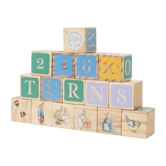 Pieter Konijn Houten ABC Blokken - 12+ maanden