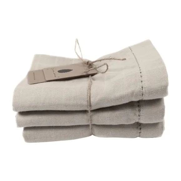 Pine Cone Edith Hydrofiele Doeken - 3 Stuks - 70 x 70 cm - Natura Dot