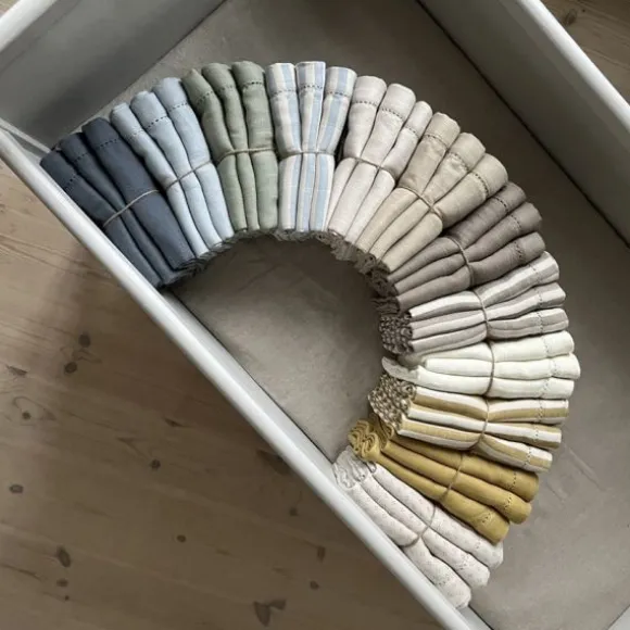 Pine Cone Edith Hydrofiele Doeken - 3 Stuks - 70 x 70 cm - Natura Dot