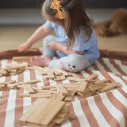 Play & Go Stripes Speelzak Brown