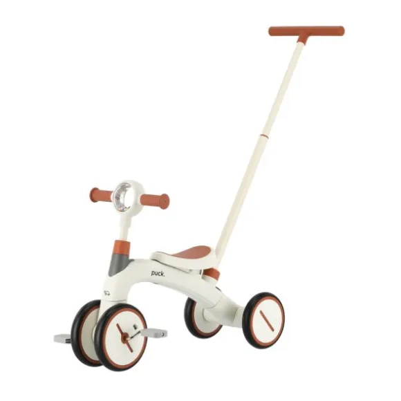Puck 3-In-1 Driewieler - Wit/Bruin