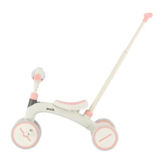 Puck 3-In-1 Driewieler - Wit/Bruin