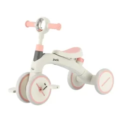 Puck 3-In-1 Driewieler - Wit/Bruin