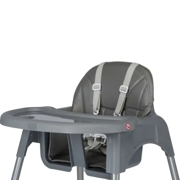 Puck Kinderstoel - 3 in 1 - Mat Grijs