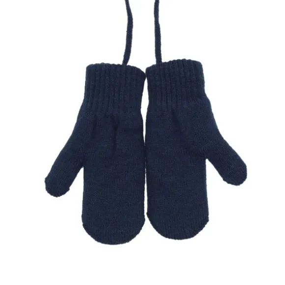 Puck Knit Wanten - Navy