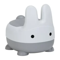 Puck Konijn Potje Wit / Grijs