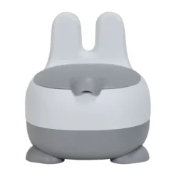 Puck Konijn Potje Wit / Grijs