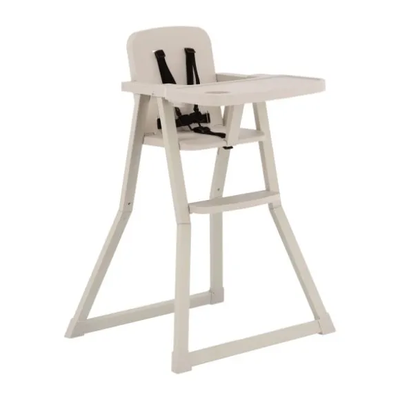 Puck Plain Kinderstoel Zwart