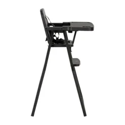 Puck Plain Kinderstoel Zwart