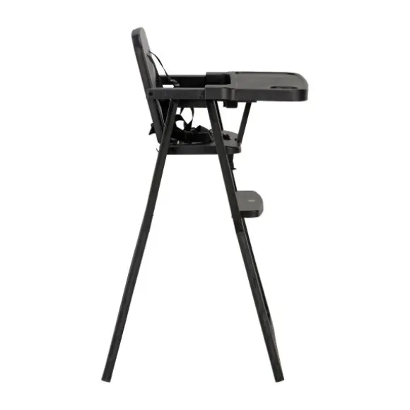 Puck Plain Kinderstoel Zwart