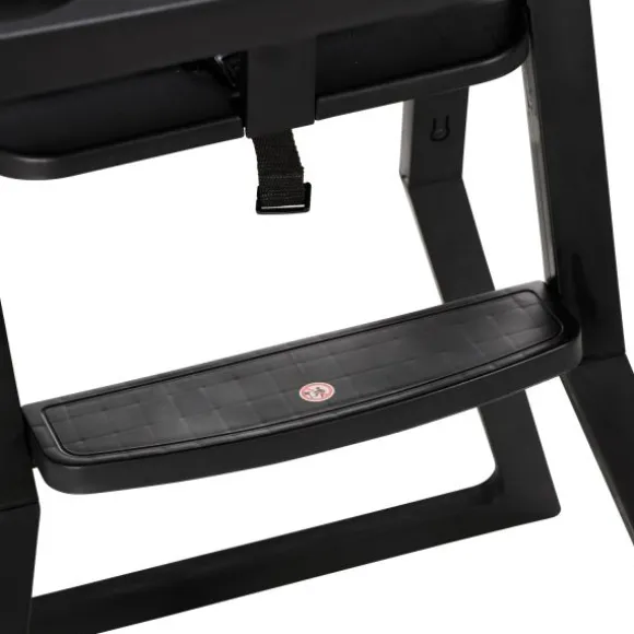 Puck Plain Kinderstoel Zwart