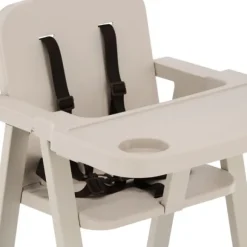 Puck Plain Kinderstoel Zwart