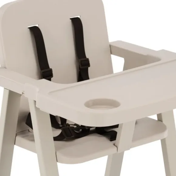 Puck Plain Kinderstoel Zwart