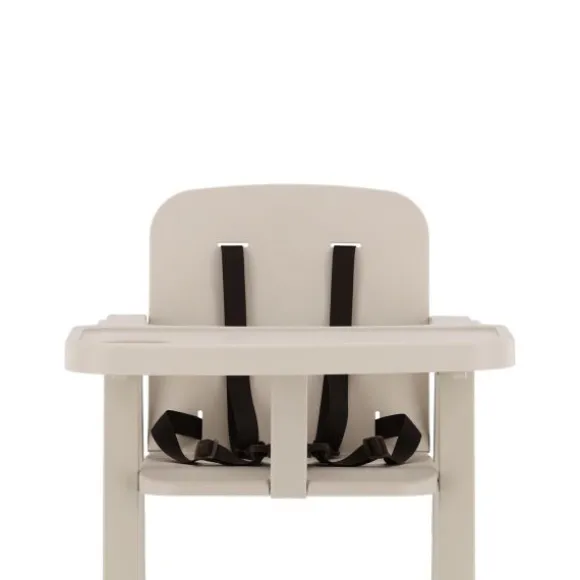 Puck Plain Kinderstoel Zwart