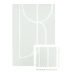 Puck Playmat Lines - Green Sandy