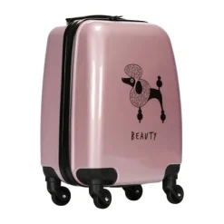 Puck Poodl Kinderkoffer - Rose - 46 cm