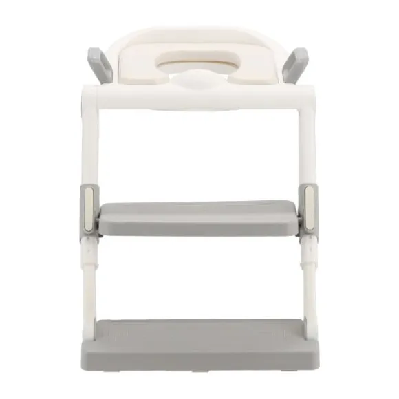 Puck Toilet Trainer Opvouwbaar - Wit/Grijs