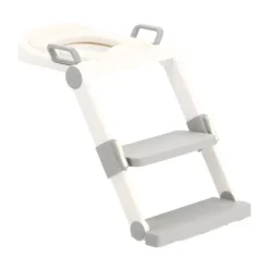 Puck Toilet Trainer Opvouwbaar - Wit/Grijs