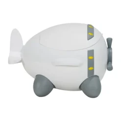 Puck Vliegtuig Potje Wit / Grijs