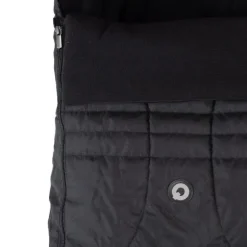 Qute Q-Cocoon Fleece Voetenzak - Zwart