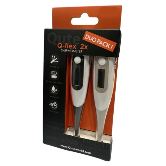 Qute Q-Flex Digitale Thermometer DUO-Pack - Flexibele Punt