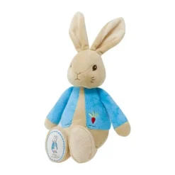 Rainbow Designs Knuffel - Pieter Konijn - Blauw Jasje - 30 cm